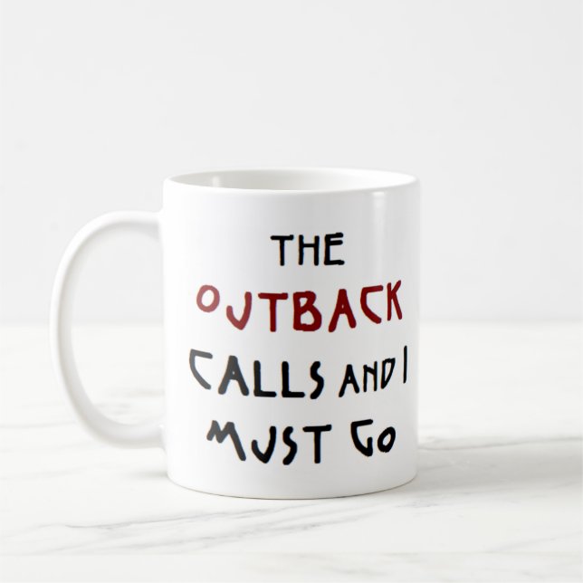 outback chama caneca de café (Esquerda)