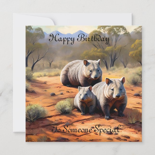 Outback Trio: Wombat Wanderers, (Frente)