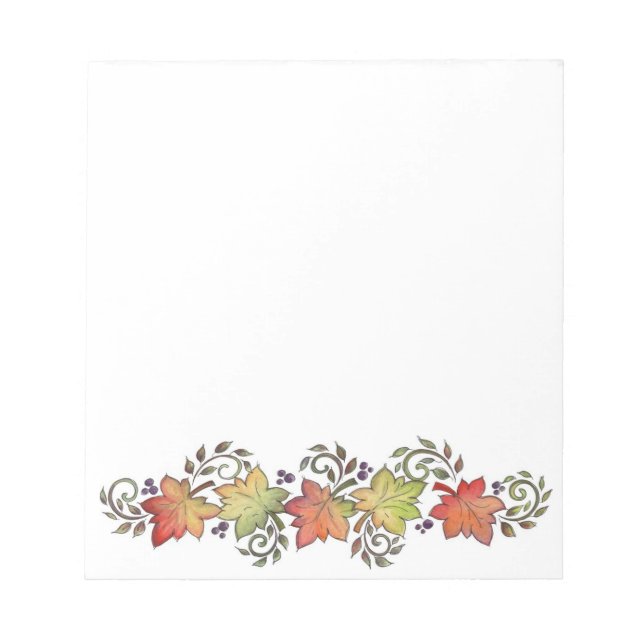 Outono - Bloco de Notas (Frente)