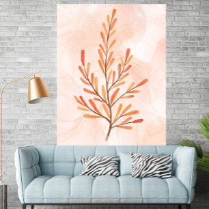Outono Cai Deixa Aquarela Poster Botânica