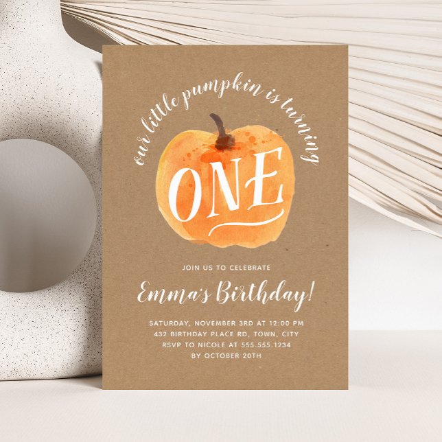 outono de Abóbora outono Primeiro Convite de Anive (Criador carregado)