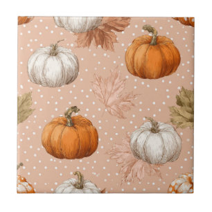 outono de colheita russa - Pumpkins & Leaves