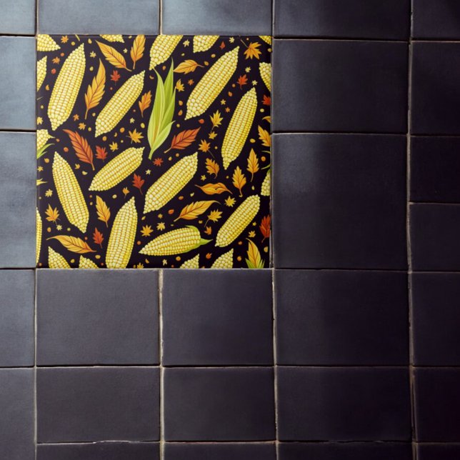 outono do Dia de Colheita de Padrões do Milho (Criador carregado)