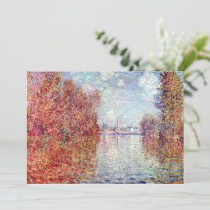 Outono em Argenteuil por Claude Monet