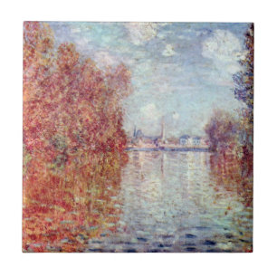 Outono em argentino por Claude Monet