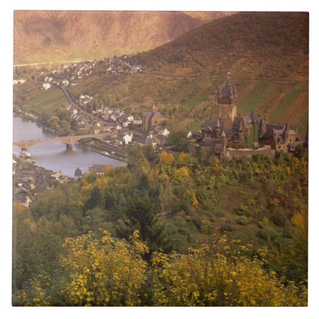 outono em Cochem, Renânia Pfalz, Alemanha (Frente)