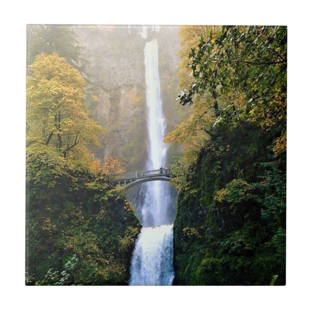 outono em Multnomah Falls, OU (Frente)