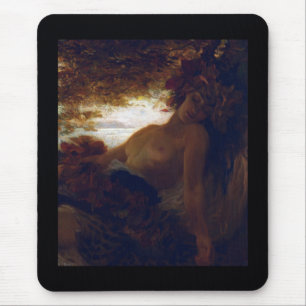 Outono Mousepad do negociante de panos de Herbert