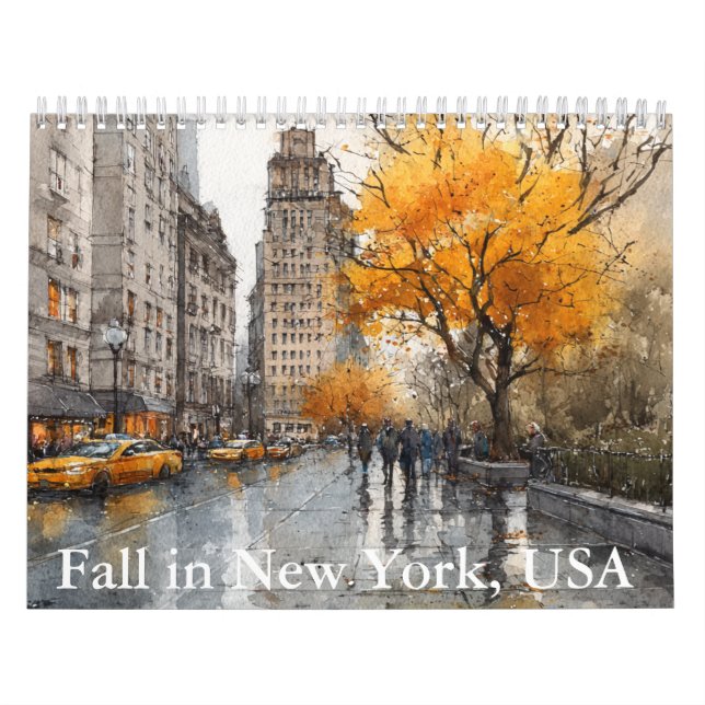 Outono no Calendário de Nova York-EUA (Capa)