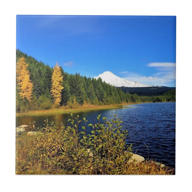 Outono no Lago Trillium, OR (Frente)