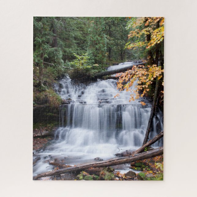 Outono no mato do Norte - Quebra-cabeça de 6 de ju (Vertical)