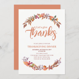 Outono/outono Obrigados que dão convite para janto