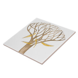 outono tardio num Azulejo cerâmico (W)