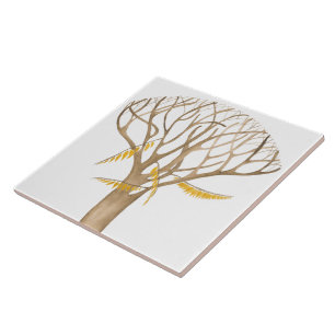 outono tardio num Azulejo cerâmico (W)