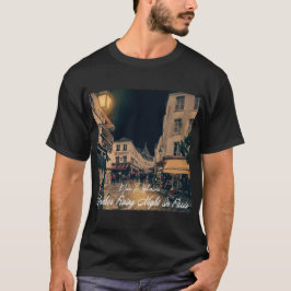 Outra Noite Chuvosa Na Camiseta Paris