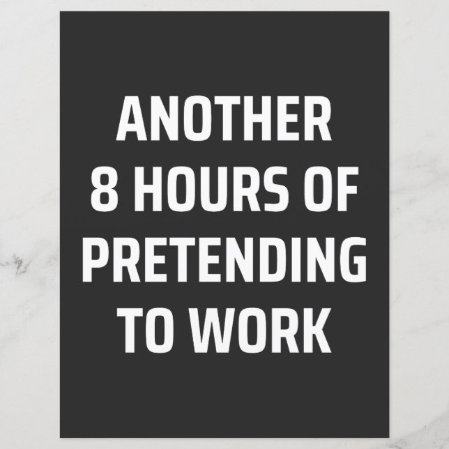 outras 8 horas de fingimento de trabalho (Frente)