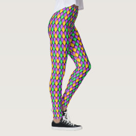 Outras Leggings de Moda Pop de Ouros Mardi Gras