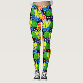 Outras Leggings de Moda Pop do Mardi Gras