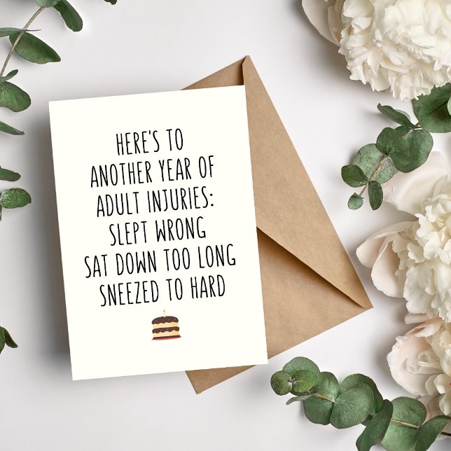 Outro Ano Fere Cartão de Saudação de Aniversário E (Criador carregado)