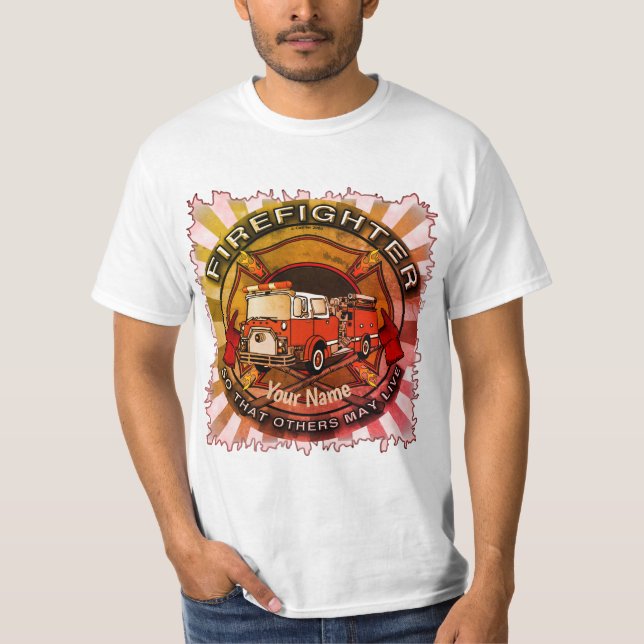 Outros Podem Viver Camiseta Bombeiros (Frente)
