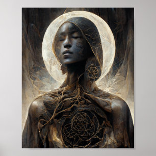 Outros Santos Fantasy Art Poster