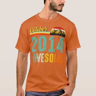 Outubro de 2014 Camisa de Presente de Aniversário 