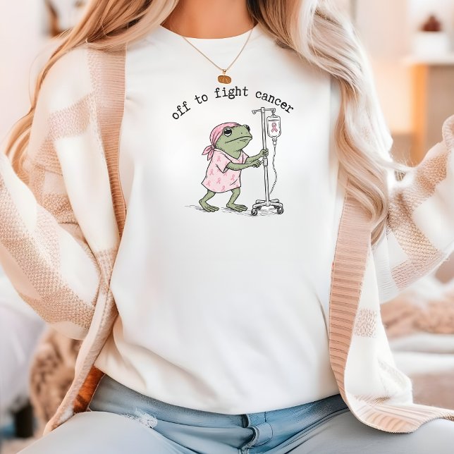 Outubro Rosa Camisa de Rã Engraçada de Conscientiz (Criador carregado)
