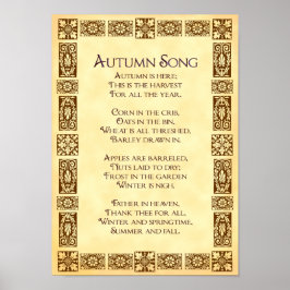 Ouvest Harvest Poem 10x14, Poster
