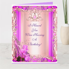 Ouvi dizer que estamos tendo um cartão de aniversá