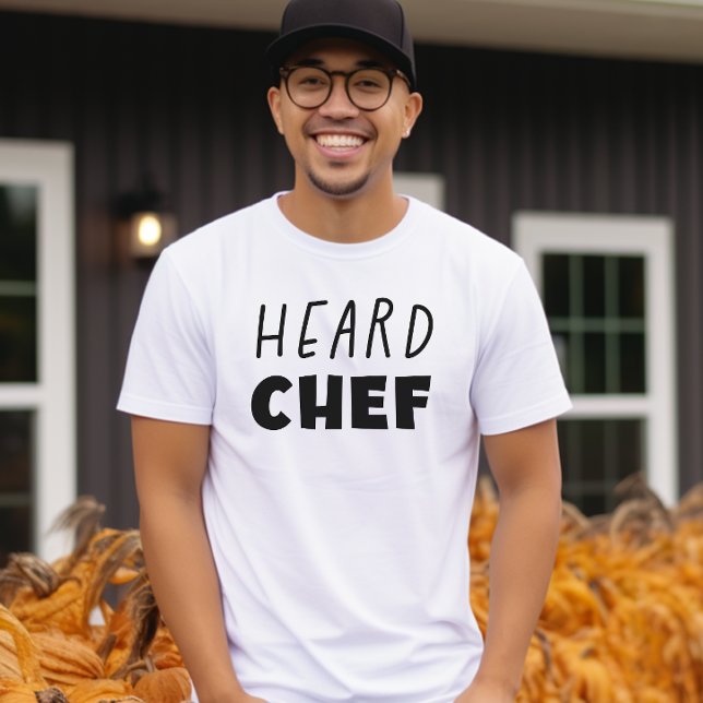 Ouvi o chef a camisa do urso (heard chef, yes chef, heard, the bear, chef, love chef)