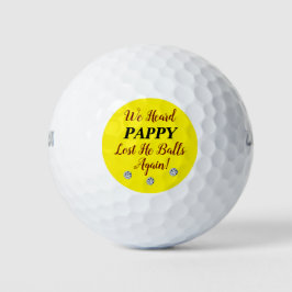 Ouvimos Pappy perder suas bolas de golfe de amante