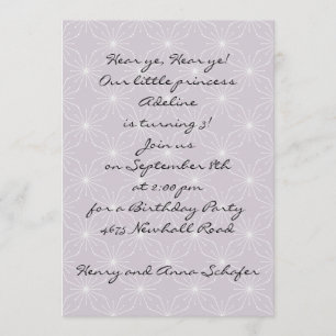 "Ouvir Sim, Ouvir Sim" Convite brilhante