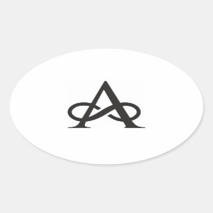 Oval Adesivo de afinidade