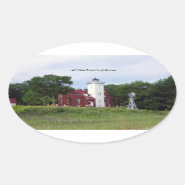 Oval Adesivo de farol de 40 milhas