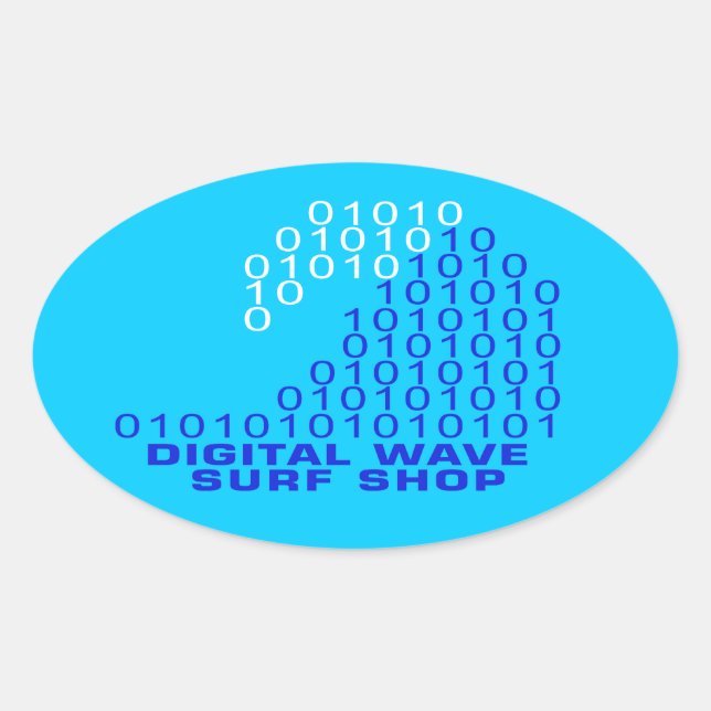 Oval Adesivo do logotipo DWSS (Frente)