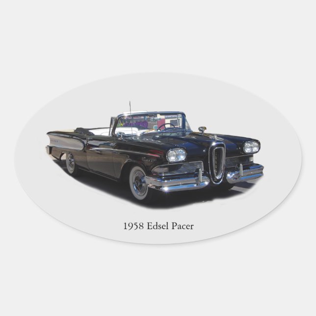 Oval adesivo Edsel Pacer 1958 (Frente)