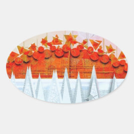 Oval Adesivo "JESSICA ANNE FRANK "INVERNO"