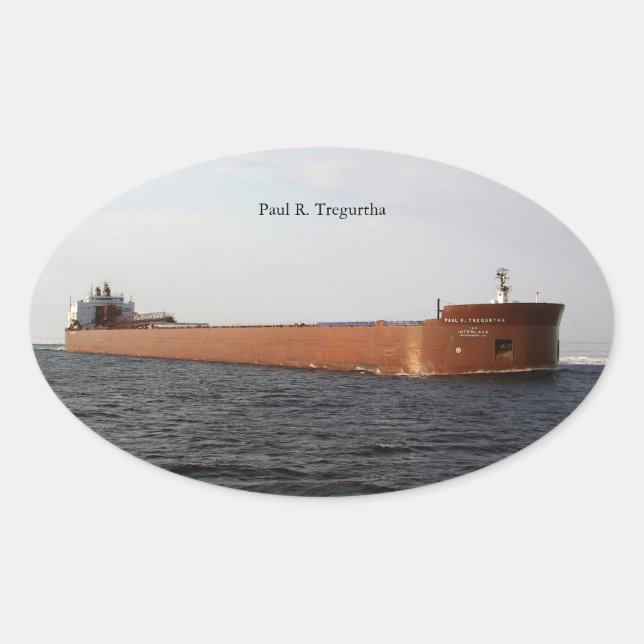 Oval adesivo Paul R. Tregurtha (Frente)