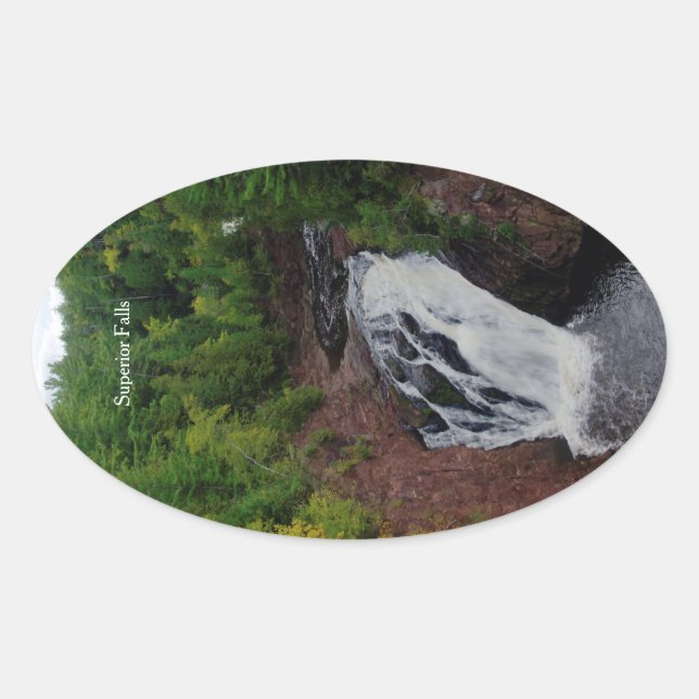 Oval Adesivo Superior de outono (Frente)