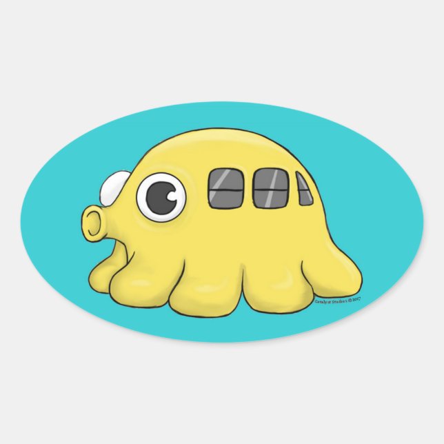 Oval Adesivo Takobus (Frente)