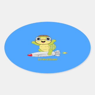 Oval Adesivo Turtle Dreamer™