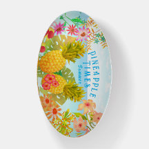 Oval Floral do Mar de Ananases