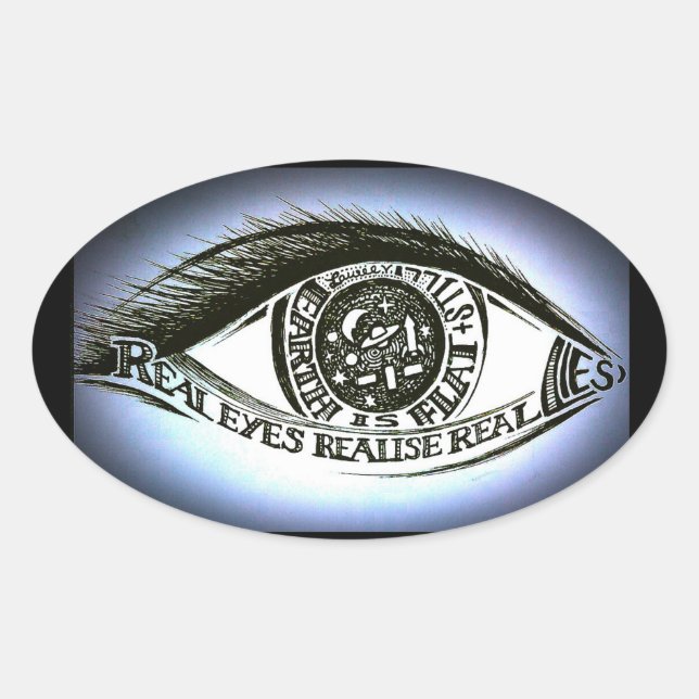 Oval Obter adesivo (Frente)