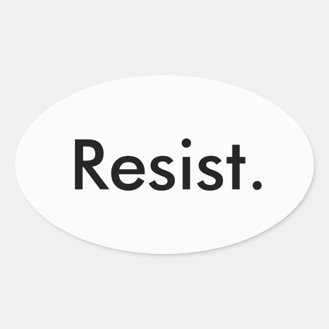 Oval Resistência ao adesivo (Frente)