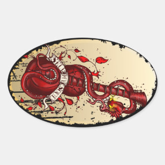 Oval Vender meu adesivo da Alma