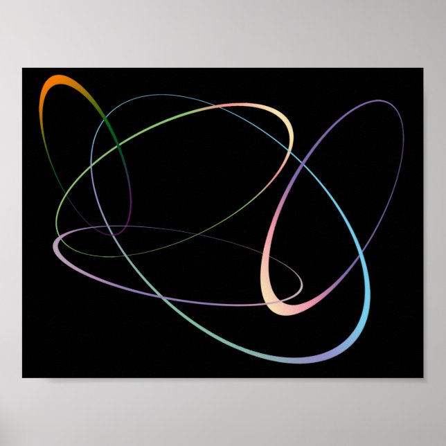 Ovals by Fran Hogan poster (Frente)