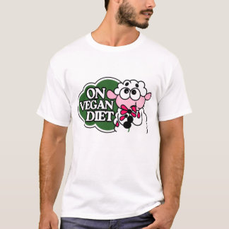 Ovelha Comendo Flor “Dieta Vegana” Camiseta Vegan
