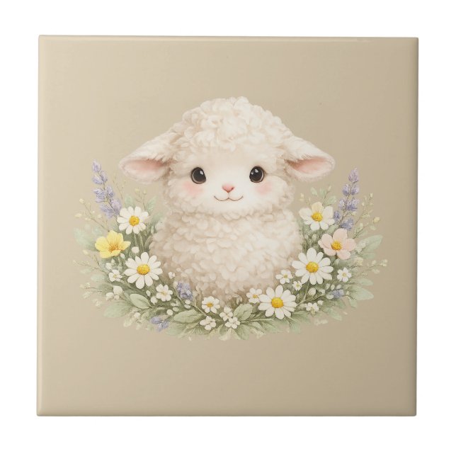 Ovelhas Caprichosas e Flores Silvestres para um Ch (Frente)