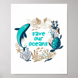 Overfishing funny Poster