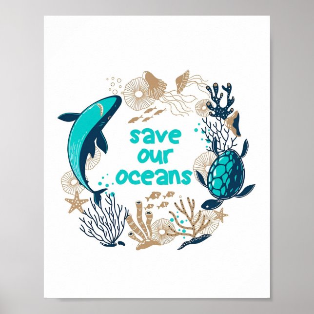 Overfishing funny Poster (Frente)